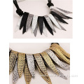 Fashion Alloy Collar Necklace Tassel Necklace Design